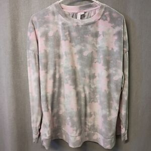 Joyspun Size L Tie-Dye Long Sleeve Women's Top